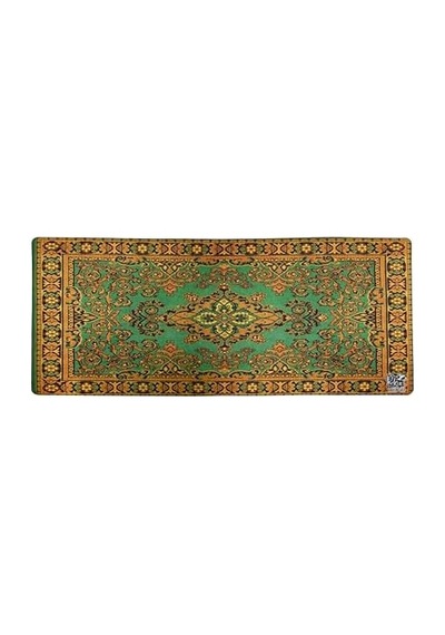Mouse Pad, 30x70 Cm, Mavi Halı Desen Baskılı, Kaymaz Taban, Bilek Destekli, Dikişsiz Kenar, Ergonomik, Ofis Ve Oyuncular İçin Yeşil Mouse Pad, 30x70 Cm, Mavi Halı Desen Baskılı, Kaymaz Taban, Bilek Destekli, Dikişsiz Kenar, Ergonomik, Ofis Ve Oyuncular İçin Yeşil