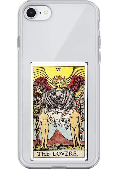 Apple Uyumlu iPhone 6s Plus Şeffaf Kılıf The Lovers Tasarımlı