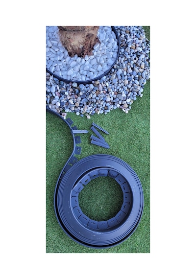 Garden Moda Çim Ayırıcı 2,5 M Siyah Çim Sınırlayıcı Taş Toprak Ayıracı Çim Ayracı Çim Ayırıcı Bariyeri Sku: Smgstk5eaef6d185