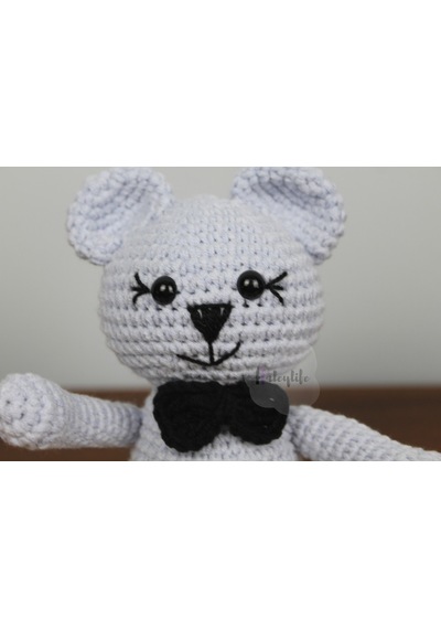 Aleylife Amigurumi Ayıcık Bebek Açık Mavi