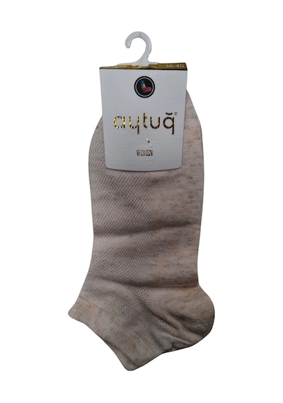 Moda Dua Aytuğ 39204 Kadın Simli Pamuklu Patik Çorap Çok Renkli