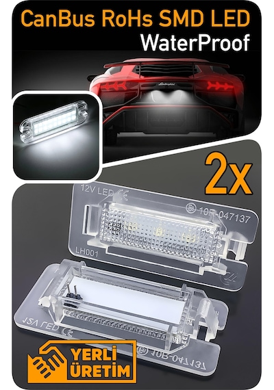 Volkswagen Vw Passat Cc 2008-2012 Canbus Led Plaka Aydınlatma Ledi Lambası
