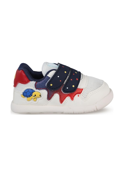 Pepino Kız Bebek Spor Ayakkabı - Beyaz Beyaz-lacivert-kırmızı