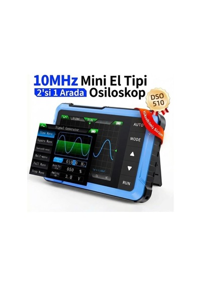 Fnırsı Dso510 Mini El Tipi Dijital Osiloskop + Sinyal Jenaratörü