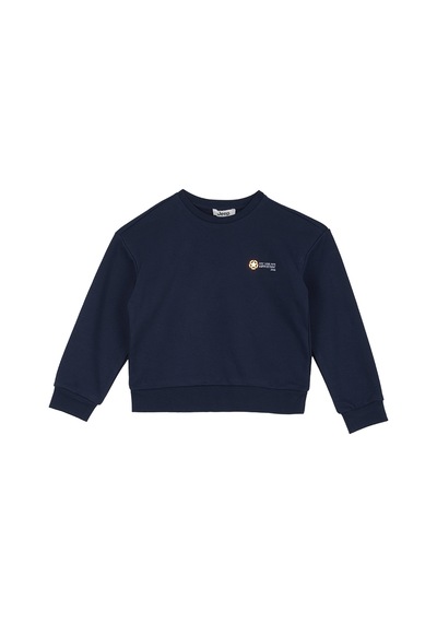 Jeep Lacivert Kız Çocuk Baskılı Sweatshirt J6wg-swt7515