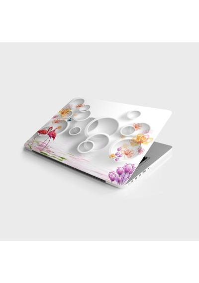 Laptop Sticker Bilgisayar Notebook Pc Kaplama Etiketi Flamingo Çi