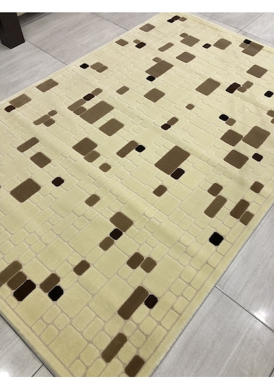 Saray Halı Vizyon 10327 A 200X300 Krem Kahve 6 M2 Halı !