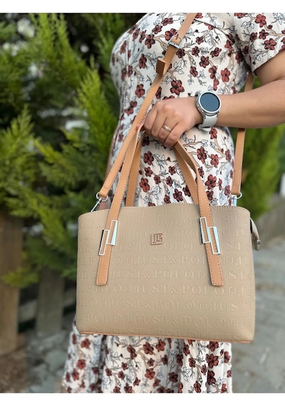 Just Polo Kadın El Ve Omuz Çantası 440113mh Vizon - Kum