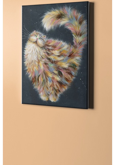 Webstyle Sayılarla Boyama Seti Kasnaklı Uçan Kedi 40 X 50 Cm