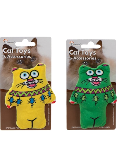 Eastland - 89 - Kedi Otlu Öten Peluş - Csmo-tex - Kedi 11,5cm