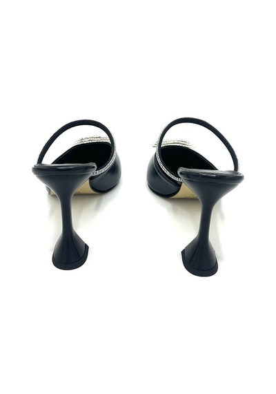 Nostra Shoes Siyah Love Kadın Topuklu Ayakkabı-terlik Siyah