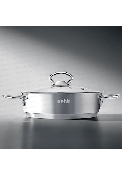 Nehir Silver 4 Parça Paslanmaz Çelik Sahan Seti (18-20 cm)