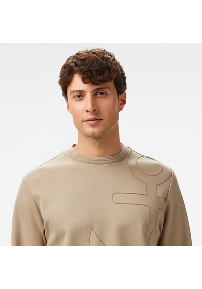 Nautica Erkek Bej Regular Fit Sweatshirt Düz K55009t Bej