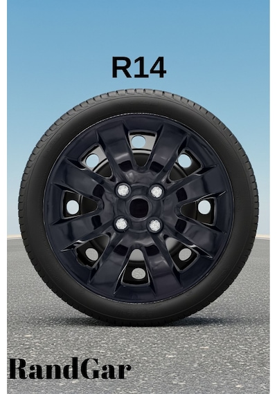 Renault Vel Satis 14 İnç Jant Kapağı 4 Adet Siyah S101 Rand