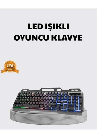 Buğz Profesyonel Oyuncu Klavye Mouse Seti Rgb Işıklı, Türkçe Q, Dpı Ayarlı, Dayanıklı Gövde Diğer