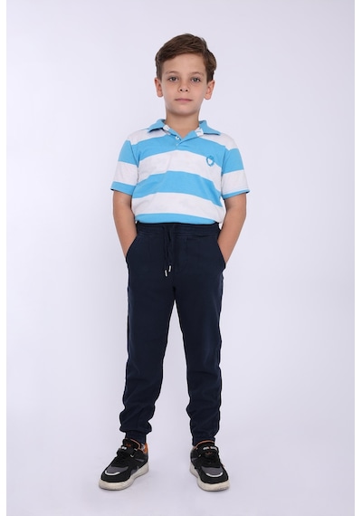 Blayn Jeans Çocuk Beli Lastikli Kışlık Erkek Ve Kız Unisex Pantolon Lacivert