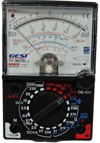 GeSi YX-360TRE-B Analog Multimetre Ölçü Aleti