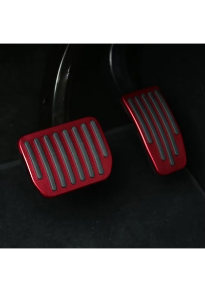 Li Parts Tesla Yeni Model Y Juniper Ve Standart Model Uyumlu Performans Pedal Seti Kırmızı Renk