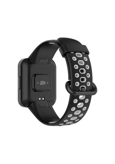 Redmi Watch 2 Spor Delikli Kordon - Siyah-gri