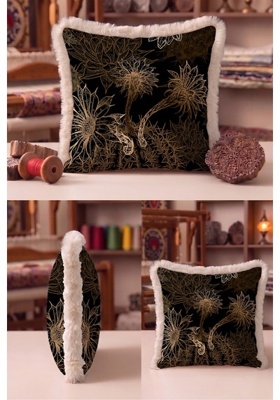 Botanik Çiçek Desen Saçaklı Yastık Kılıfı-egzotik Floral Boho Siyah Bej Krem Püsküllü Kırlent Kılıfı Kadim Yörünge Saten Botanik Çiçek Desen Saçaklı Yastık Kılıfı-egzotik Floral Boho Siyah Bej Krem Püsküllü Kırlent Kılıfı Kadim Yörünge Saten