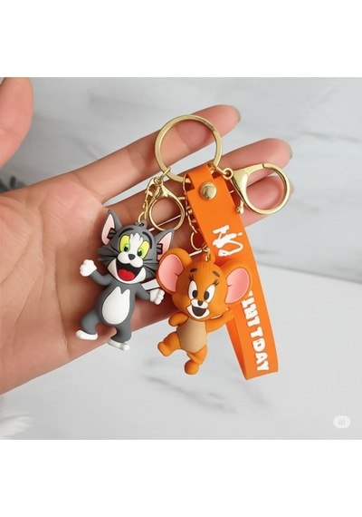 2li Tom & Jerry 3d Silikon Büyük Anahtarlık Seti Hediyelik Çanta Aksesuar