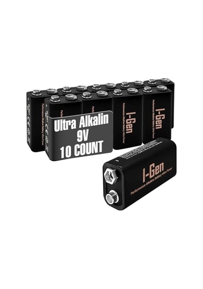 Batteries 6lr61 Ultra Alkalin 9 Volt Pil 9v Kare Pil 10, 9v 10'lu Paket