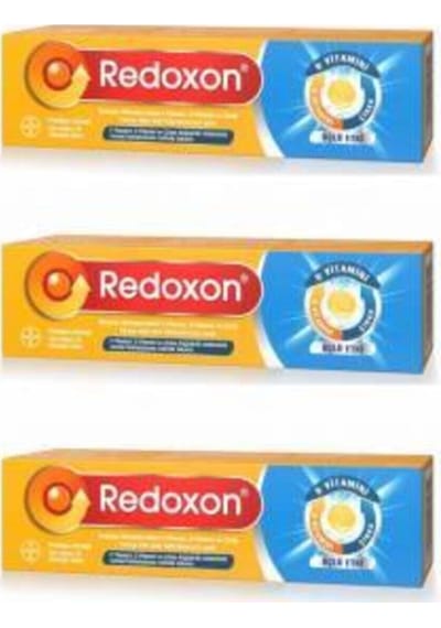 Redoxon Üçlü Etki Efervesan 15 Tablet 3'Lü Set