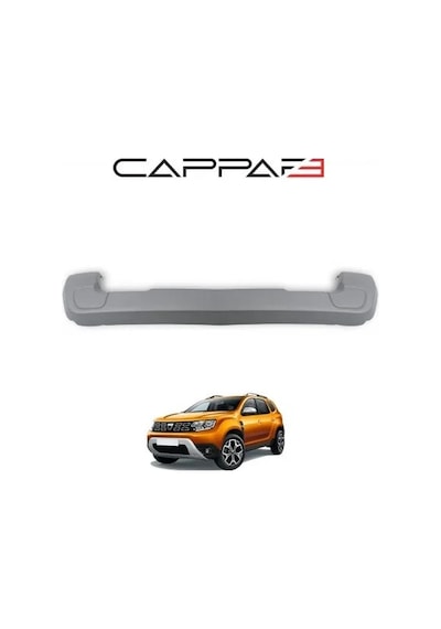 Dacia Duster 2018-2024 Yıl Aralığı Uyumlu Arka Tampon U Difüzör