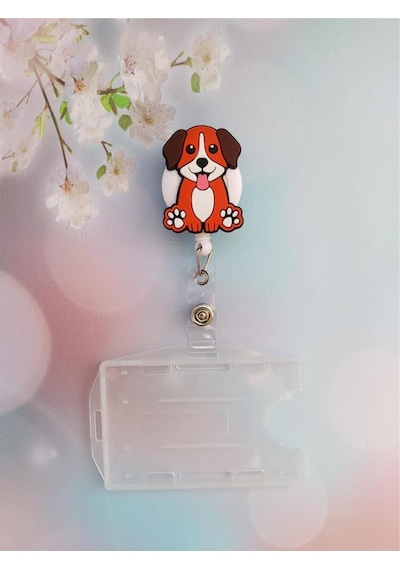Köpek Silikon Yoyo Yaka Kartlığı Yatay Dikey Kart Koruyucu