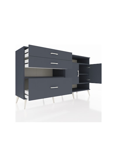 Hyperion Konsol 4 Raflı 3 Çekmeceli 2 Kapaklı 176x44x99 Antrasit- Antrasit-antrasit Hyperion Konsol 4 Raflı 3 Çekmeceli 2 Kapaklı 176x44x99 Antrasit- Antrasit-antrasit