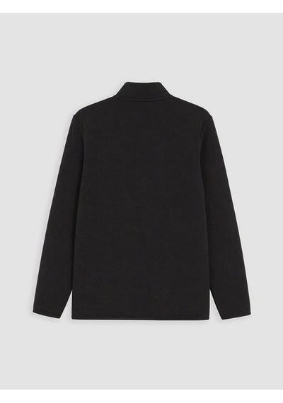 Lcwaıkıkı Classic Siyah Dik Yaka Polar Erkek Fermuarlı Sweatshirt