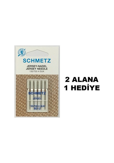 Schmetz Jersey 12 No Ev Tipi Aile Dikiş Makine Triko İğnesi