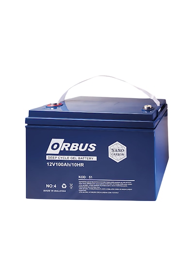 Orbus 12v 100ah Deep Cycle Nano Carbon Jel Akü