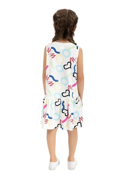 Kız Çocuk Elbise Rp2789-3 KREM
