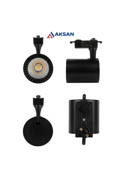 Ct-5334 Babil Cob Led Ray Spot Lamba 30w Günışığı Siyah Monofaze Uyumlu Raysız Diğer