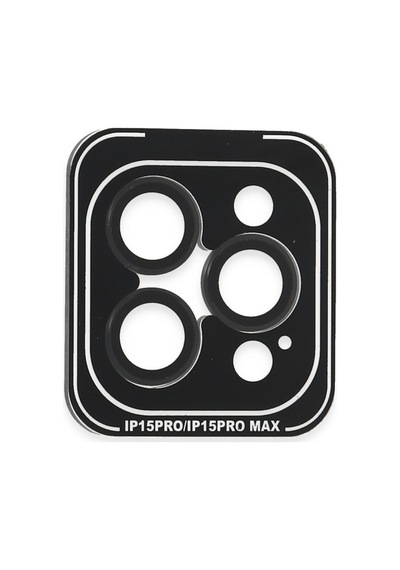 Cosmotex Joko Apple iPhone Uyumlu  15 Pro Max Pvd Metal Kamera Lens - Siyah