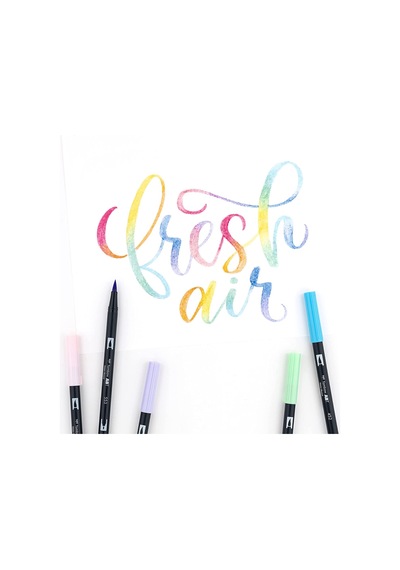 Tombow Grafik Kalemi Ab-T Dual Seti Pastel 10 Renk 56187