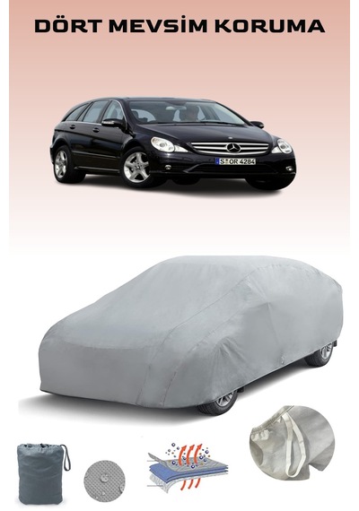 Mercedes R-serisi W251 2005 - 2010 Araba Brandası Oto Branda Gri