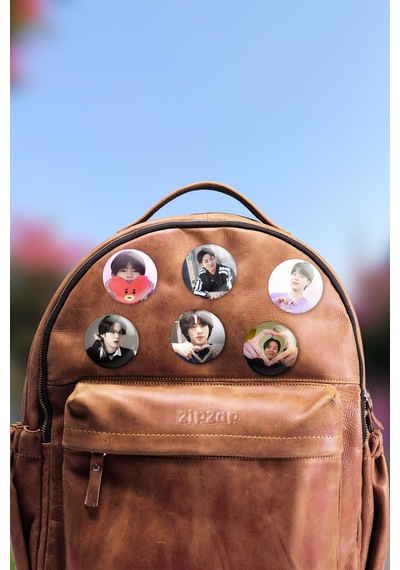 Bts Çanta Süsü Rozet İğneli Buton Rozet Seti 6 Adet V Jungkook Jimin Suga Jin J-hope Çok Renkli