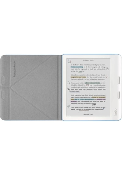 Kobo Libra Colour Sleepcover Mavi