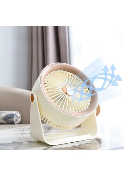 Glr Tech Ys2261 Ev-ofis-okul Stand Tipi Mini Fan - Krem