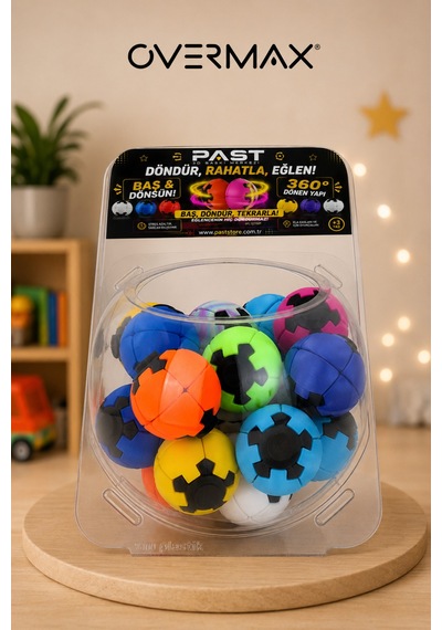 20 Li Renkli Spin Ball Seti Bas Döndür Eğlen 360 Hareketli Eğlenceli Oyuncak +3 Yaş 20 Li Set - 916329858