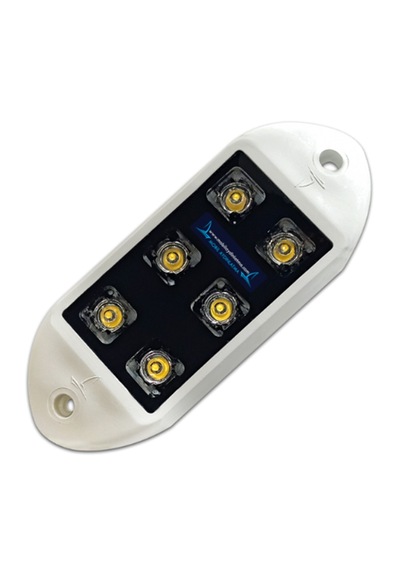 Tekne Su Altı Lambası. Beyaz Işık. 6 Led. 12/24v.