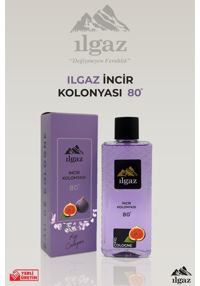 İncir Kolonyası 400 Ml 80 Derece, Meyvemsi & Zarif Koku Elegance Series