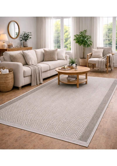 Merinos Rs Sisal 79271-070 Özel Kesme Halı Kahverengi Çok Renkli