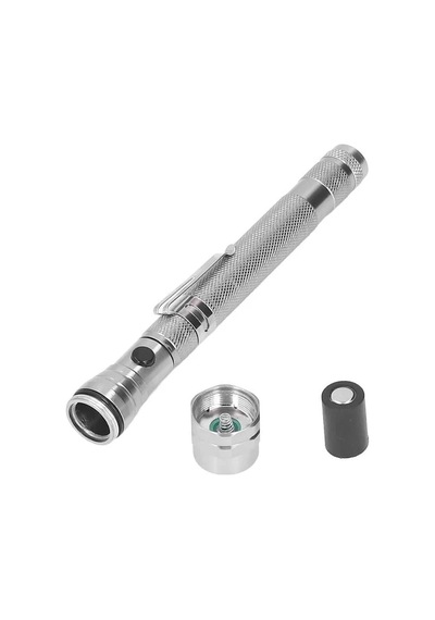 Sh Powermaster Mx-2808 Mıknatıslı 360 Derece Döner Başlıklı 3 Ledli Beyaz Işık El Feneri Najmaddin