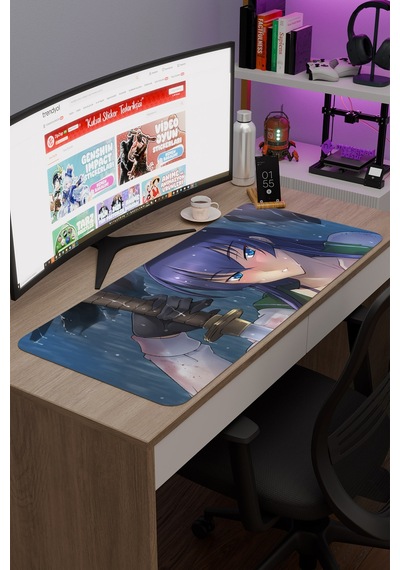 Highschool Of The Dead Anime V2 - 90x40 Xxl Gaming Kauçuk Kaymaz Taban Mouse Pad Fare Altlığı