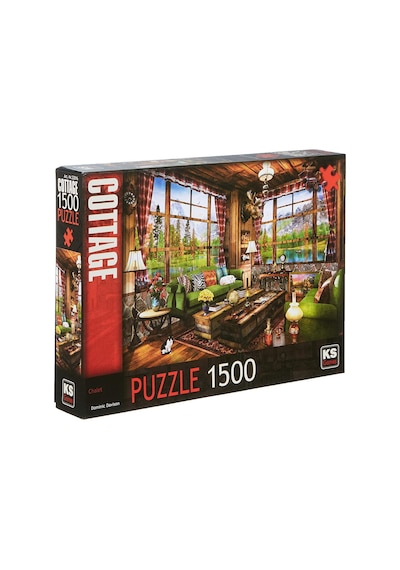 Ks Games 1500 Parça Puzzle Chalet Dağ Evi