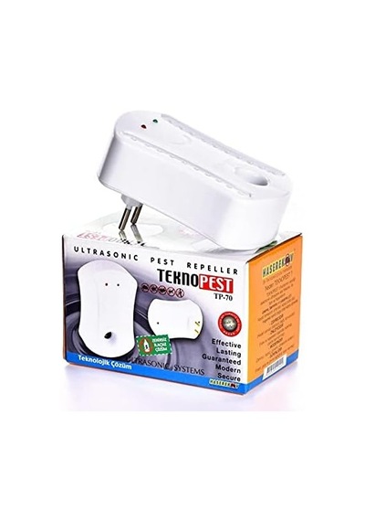 Teknopest Tp-70 Ultrasonik Fare Ve Haşere Kovucu, Beyaz