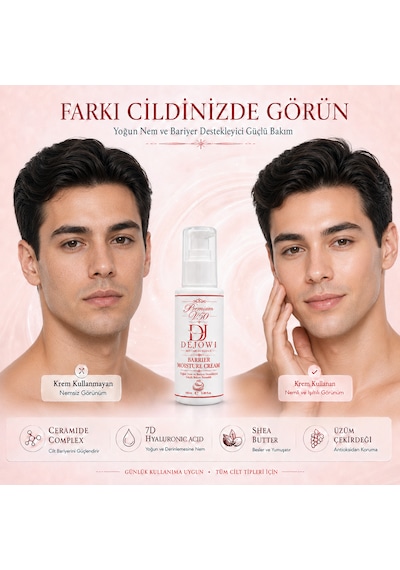 Dejowi V50 Premium Yaşlanma Karşıtı Yoğun Nemlendirici Ve Bariyer Destekleyici Yüz Kremi 100 Ml
